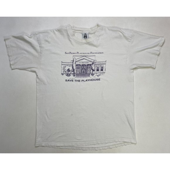 Lee Shirts Vintage San Pedro Playhouse Foundation Tshirt Men Xl